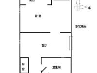 1室1廳1陽臺(tái) 七彩之門戶型圖