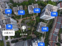 3室1廳1陽臺 銘門高第小區(qū)平面圖