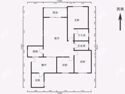4室2廳1陽臺 假日城市