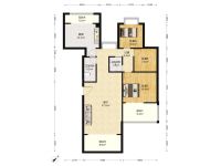 3室2廳2陽臺 新亞洲星體花園北區(qū)戶型圖