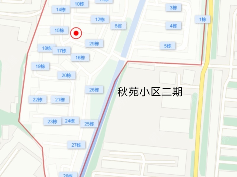 3室2廳 秋苑小區(qū)二期小區(qū)平面圖