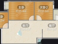 3室2廳 秋苑小區(qū)二期戶(hù)型圖