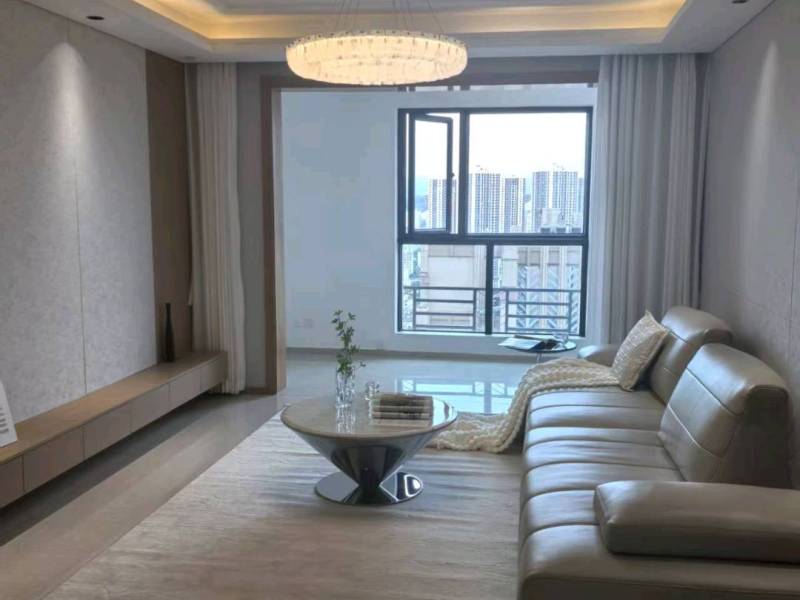 3室2廳1陽(yáng)臺(tái) 濱江俊園香儂組團(tuán)客廳