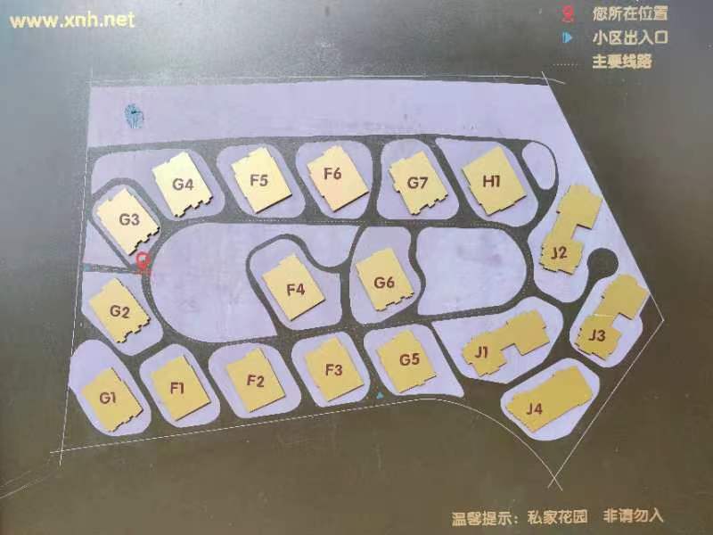 3室1廳1陽臺 西南海天璽苑小區(qū)平面圖