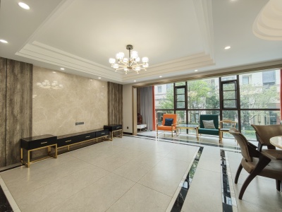 4室3廳1陽臺(tái) 中海云麓九里一期別墅客廳