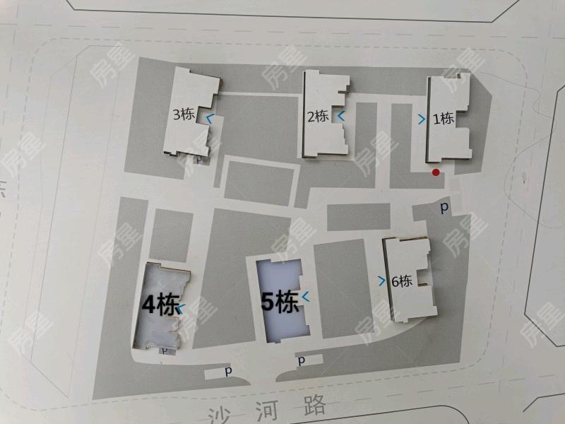 3室2廳1陽臺 上悅天地四期小區(qū)平面圖