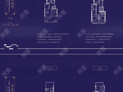 4室3廳1陽臺(tái) 中海云麓九里一期別墅戶型圖