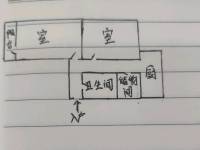 1室1廳 云大東二院家屬區(qū)戶型圖