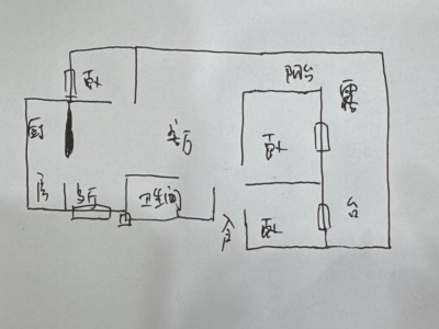 3室2廳1陽臺 金星小區(qū)
