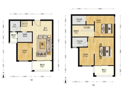3室2廳 林肯公園一期