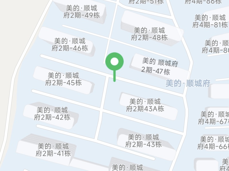 4室2廳2陽(yáng)臺(tái) 美的順城府小區(qū)平面圖