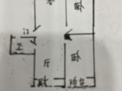2室2廳1陽(yáng)臺(tái) 龍翔街