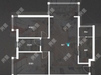 2室2廳1陽臺 聯(lián)想科技城一期戶型圖