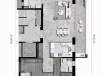 4室2廳2陽臺 龍江金茂府戶型圖