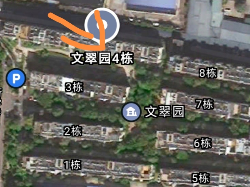 3室2廳1陽臺(tái) 高新文翠園小區(qū)平面圖