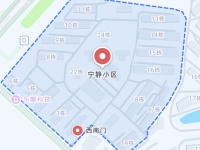 4室2廳1陽臺 寧靜小區(qū)小區(qū)平面圖