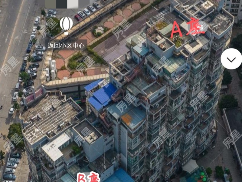 2室2廳1陽臺 真愛歲月小區(qū)平面圖