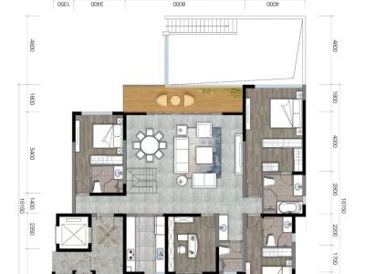 4室2廳2陽臺 華夏四季二期