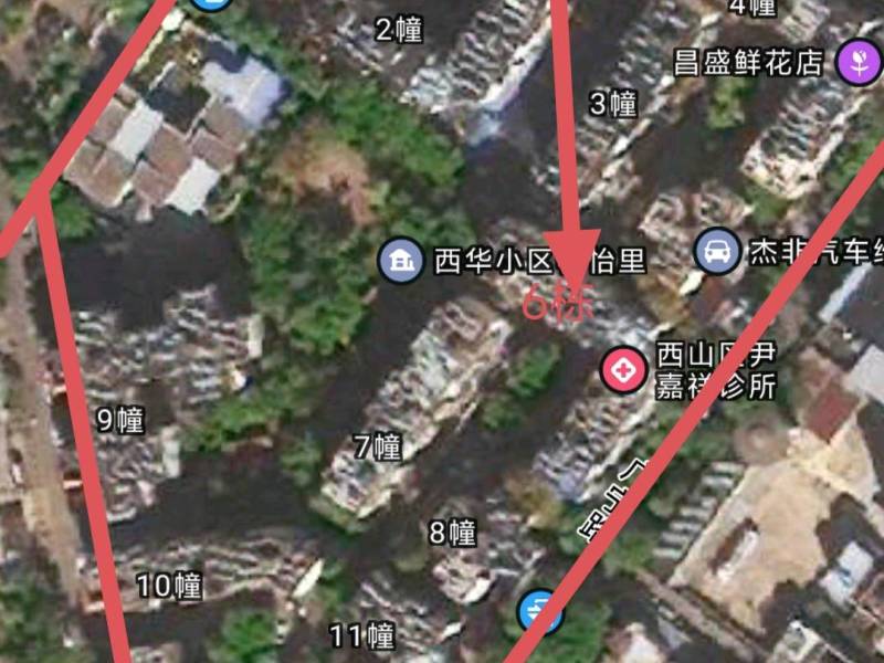 3室2廳1陽臺(tái) 西華小區(qū)春怡里小區(qū)平面圖