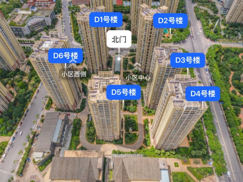 4室2廳2陽臺 金坤尚城祥和里小區(qū)平面圖