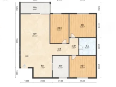 3室2廳2陽臺 怡芳苑