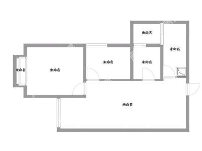 2室2廳1陽(yáng)臺(tái) 拓東大城二期