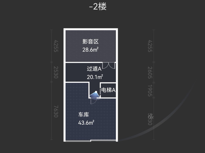 5室2廳4陽臺 公園1903圣維望別墅戶型圖