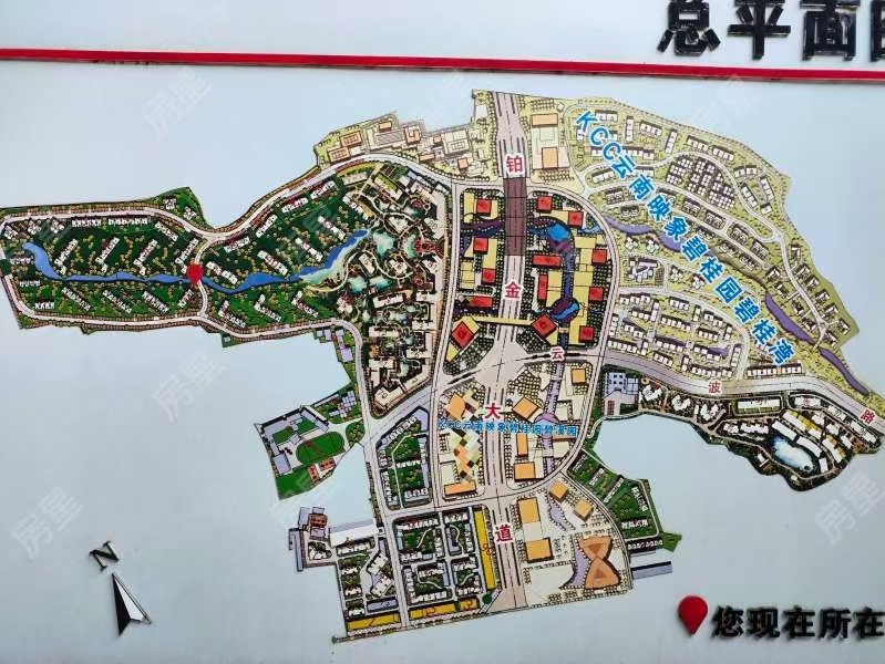 3室2廳2陽臺 云南映象C區(qū)小區(qū)平面圖