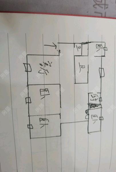 4室2廳1陽(yáng)臺(tái) 丹霞路245號(hào)戶型圖