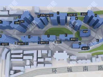 2室2廳1陽臺 中央麗城小區(qū)平面圖