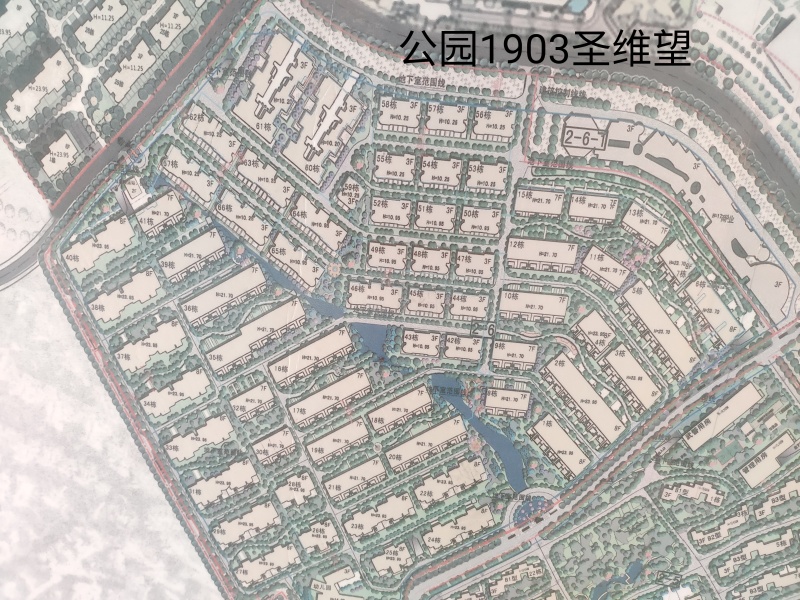 5室2廳4陽臺 公園1903圣維望別墅小區(qū)平面圖