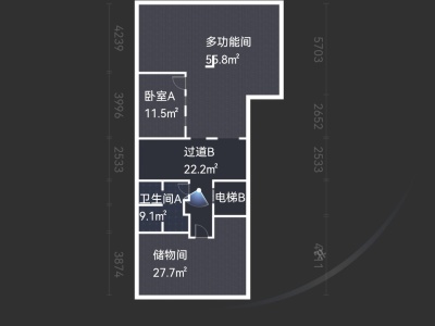 5室2廳4陽臺 公園1903圣維望別墅戶型圖