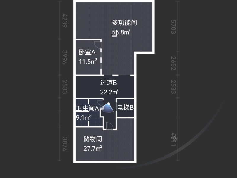 5室2廳4陽臺 公園1903圣維望別墅戶型圖
