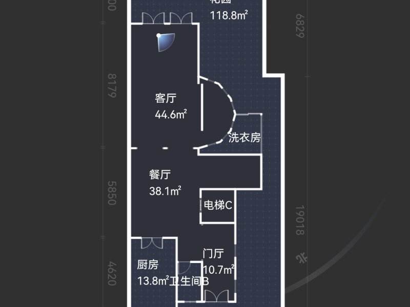 5室2廳4陽臺 公園1903圣維望別墅戶型圖