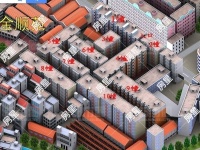 2室2廳1陽(yáng)臺(tái) 金順苑小區(qū)平面圖