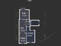 5室2廳4陽臺 公園1903圣維望別墅戶型圖
