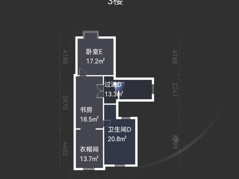 5室2廳4陽臺 公園1903圣維望別墅戶型圖