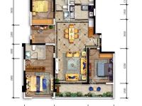 4室2廳2陽臺(tái) 萬科銀海泊岸汐望戶型圖