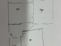 3室1廳1陽臺 穿金路煤機(jī)廠宿舍戶型圖