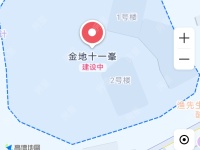 3室2廳 金地十一峯小區(qū)平面圖