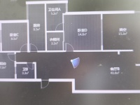 5室2廳3陽臺 朝花曦拾戶型圖