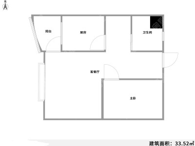 1室1廳1陽臺 江東花城