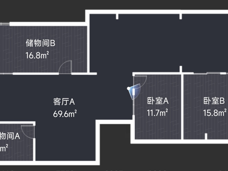5室2廳3陽臺 朝花曦拾戶型圖