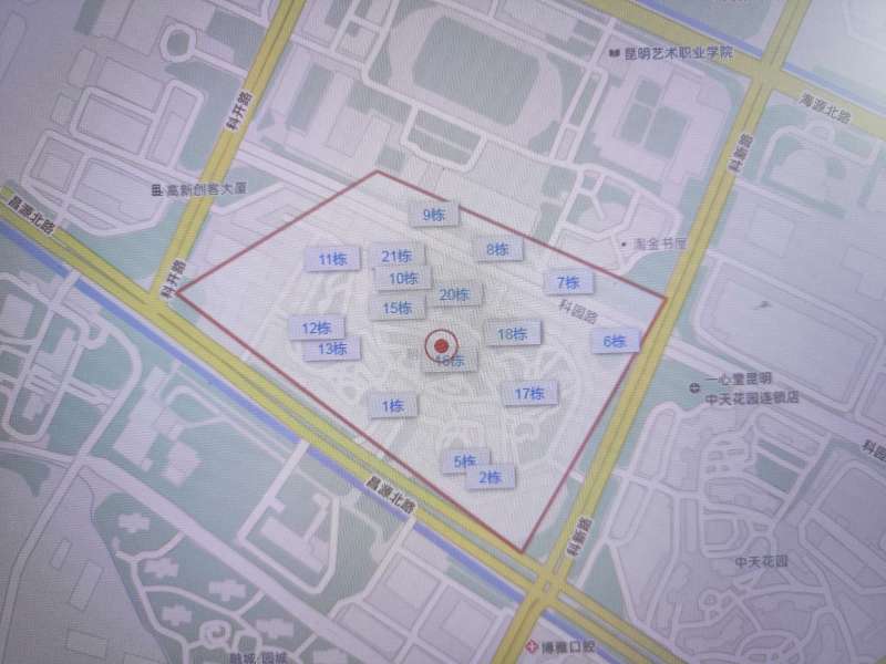 5室2廳3陽臺 朝花曦拾小區(qū)平面圖