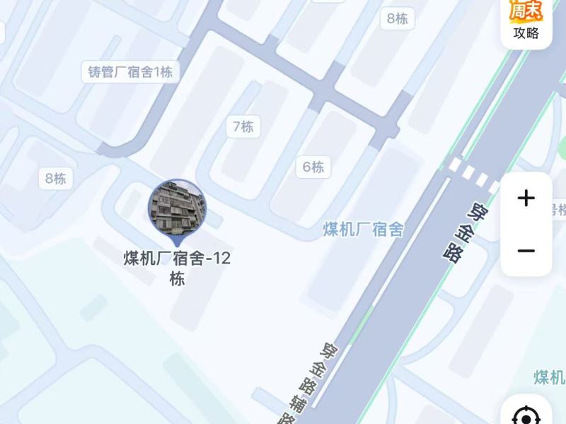 3室1廳1陽臺 穿金路煤機(jī)廠宿舍小區(qū)平面圖