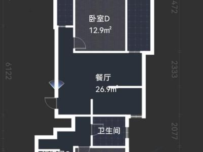 5室2廳1陽臺(tái) 滇池衛(wèi)城錦尚