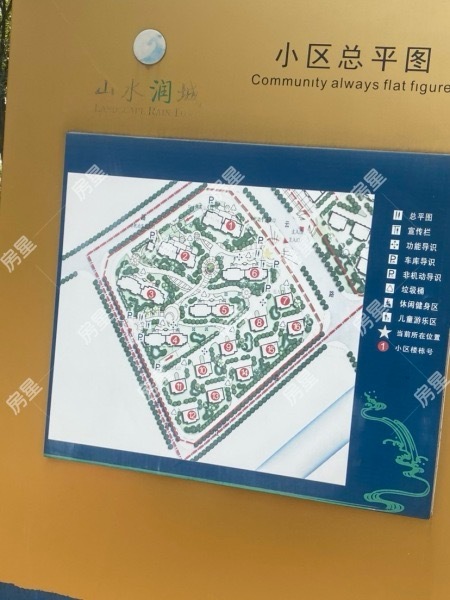 5室2廳3陽臺(tái) 山水潤(rùn)城別墅小區(qū)平面圖