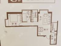 2室2廳1陽臺 江東境界戶型圖