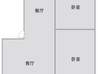 2室2廳 華山東路96號戶型圖