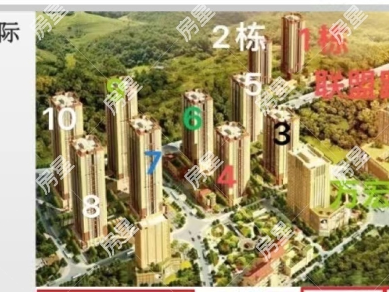 3室2廳2陽臺(tái) 萬宏國際三期小區(qū)平面圖